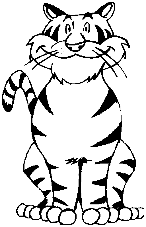 Tiger Colouring Pictures 12