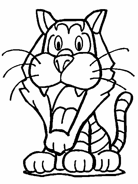 Tiger Colouring Pictures 2