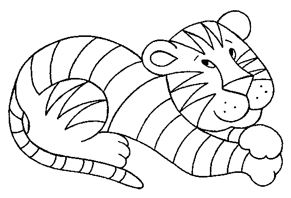 Tiger Colouring Pictures 6