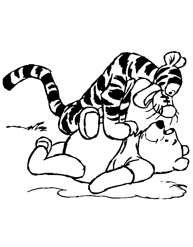 Tigger Colouring Pictures 9