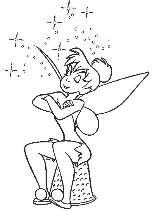 Tinkerbell Colouring Pictures 1