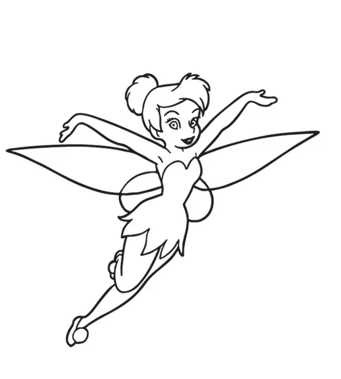 Tinkerbell Colouring Pictures 10