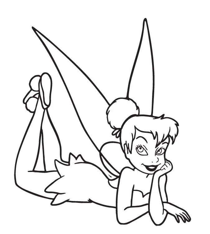 Tinkerbell Colouring Pictures 11