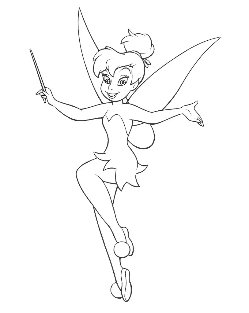 Tinkerbell Colouring Pictures 4