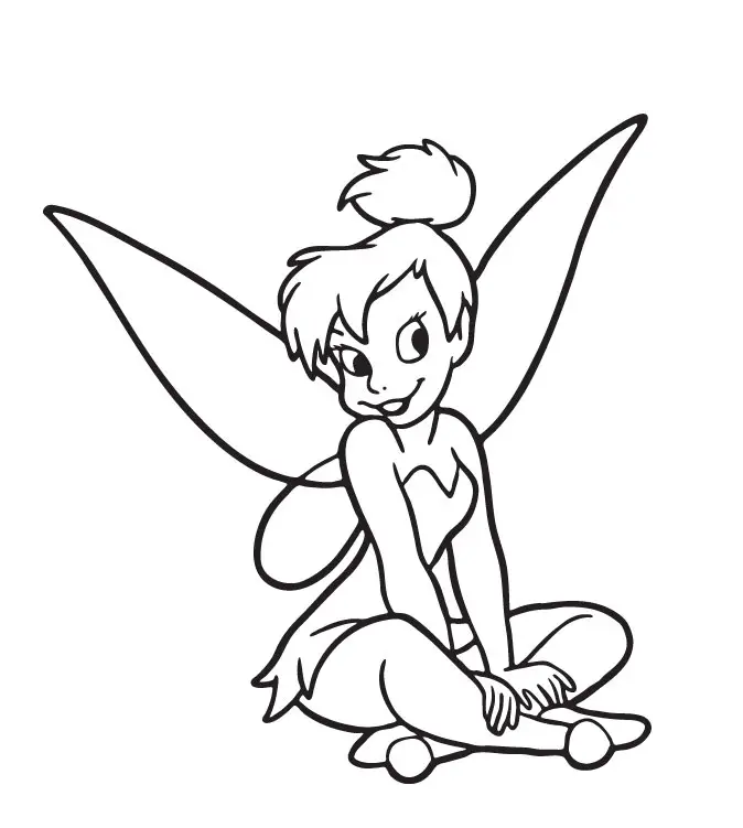 Tinkerbell Colouring Pictures 6