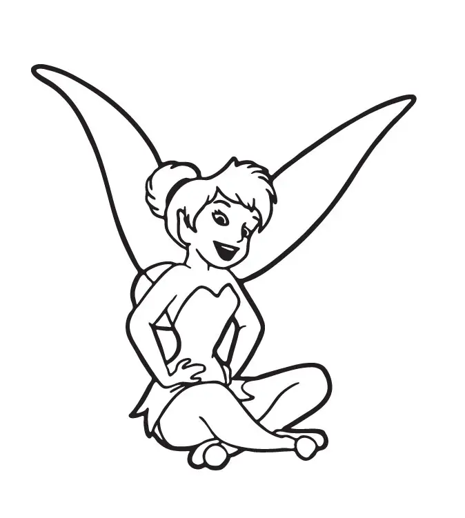 Tinkerbell Colouring Pictures 7
