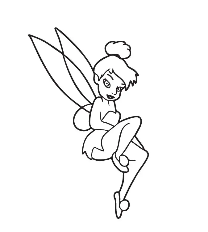 Tinkerbell Colouring Pictures 8