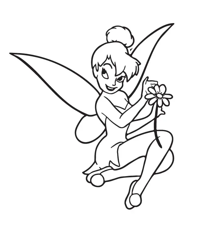 Tinkerbell Colouring Pictures 9