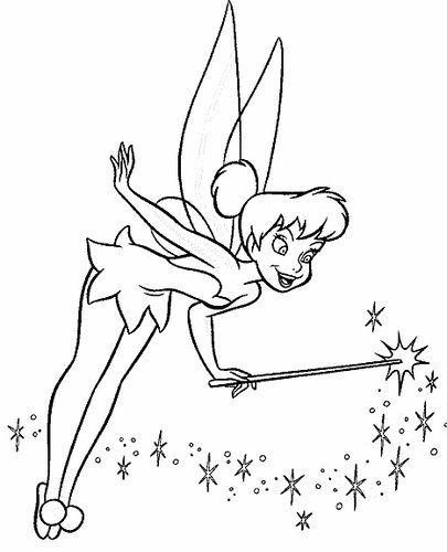Tinkerbell Colouring Pictures to Print 1