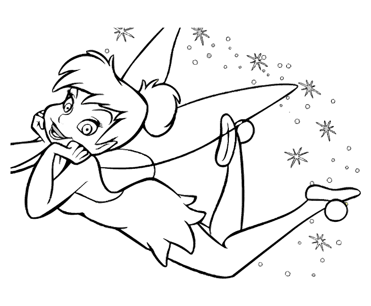 Tinkerbell Colouring Pictures to Print 10