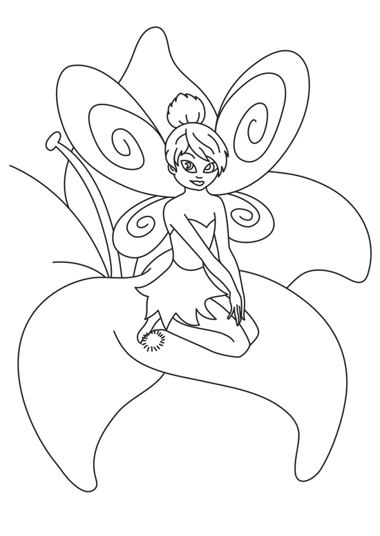 Tinkerbell Colouring Pictures to Print 6