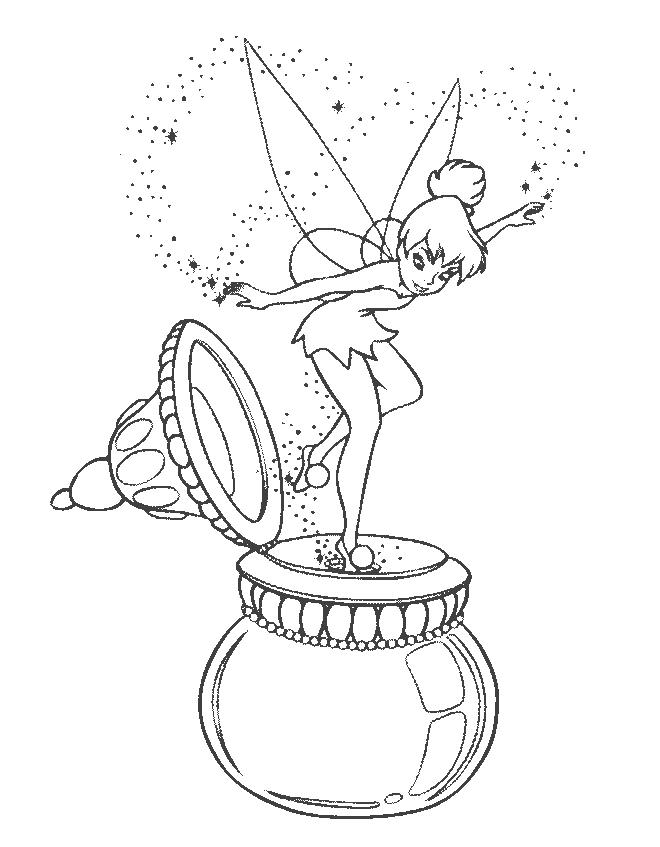 Tinkerbell Colouring Pictures to Print 8