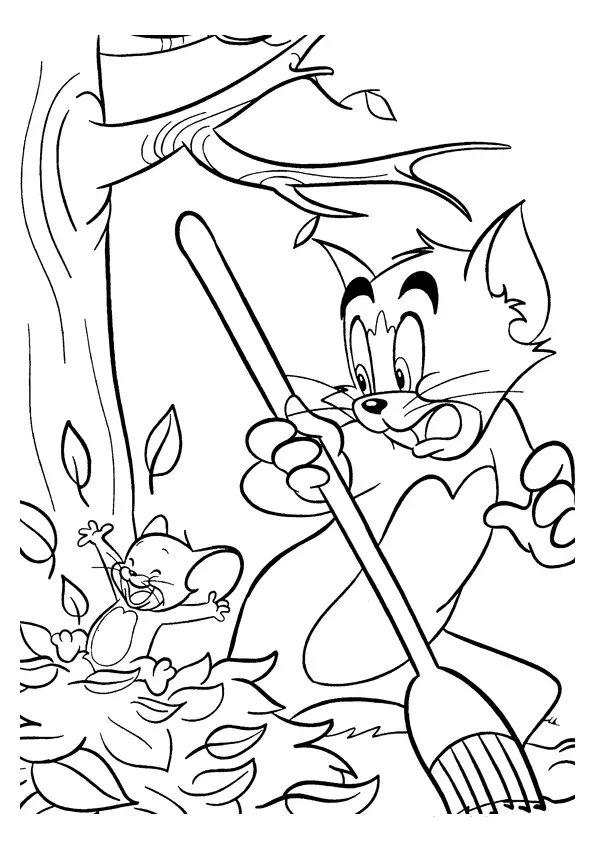 Tom and Jerry The Movie Colouring Pictures 9