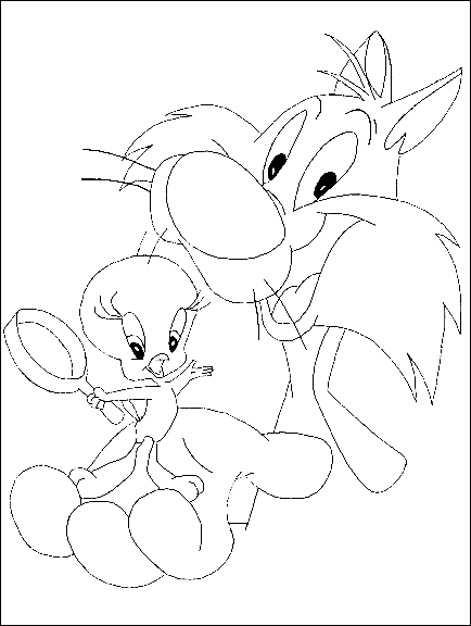 Tweety Bird Colouring Pictures 11