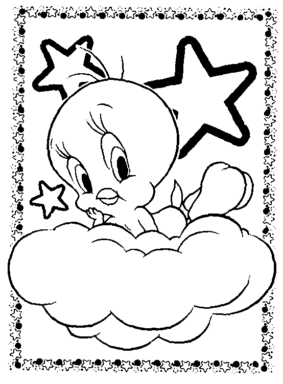 Tweety Bird Colouring Pictures 12