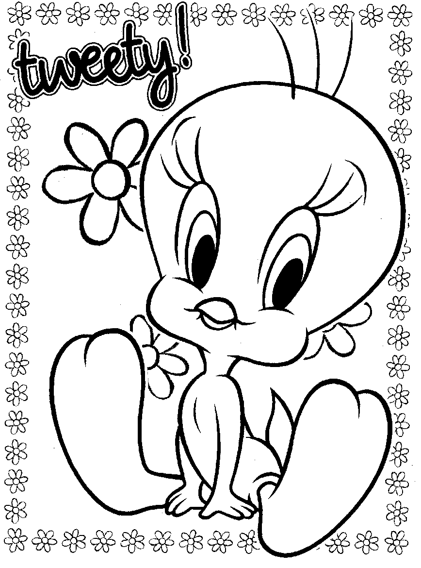 Tweety Bird Colouring Pictures 2