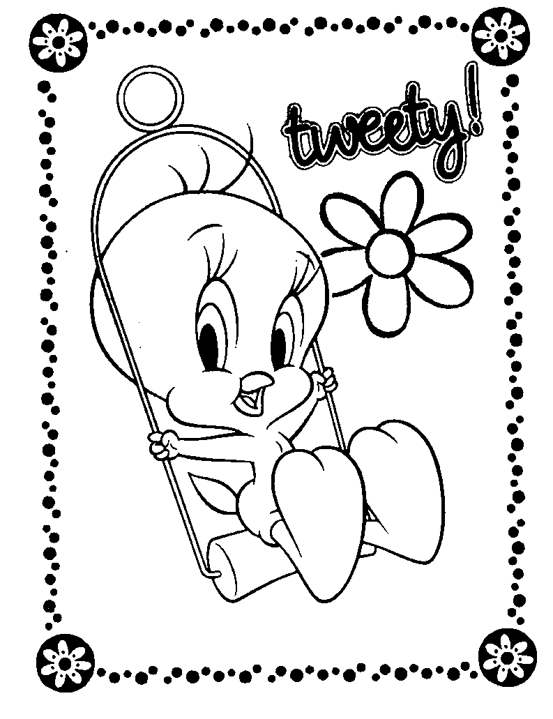 Tweety Bird Colouring Pictures 3