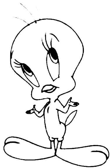 Tweety Bird Colouring Pictures 7