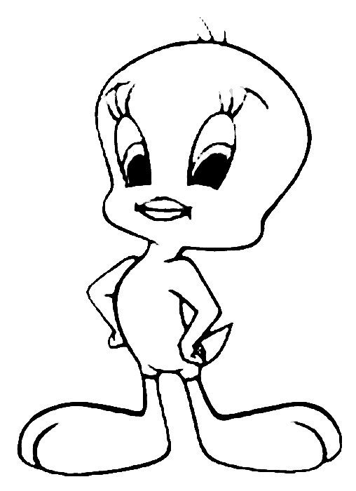 Tweety Bird Colouring Pictures 8