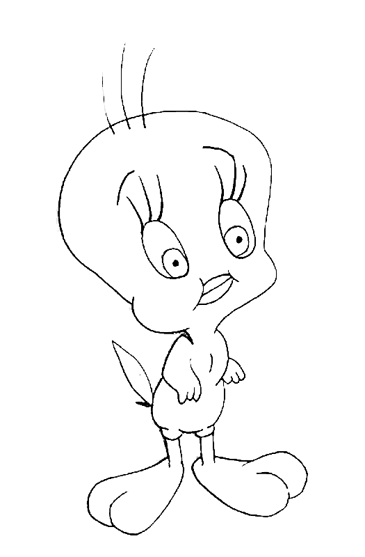 Tweety Bird Colouring Pictures 9