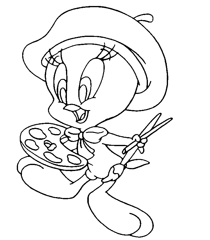Tweety Colouring Pictures 8