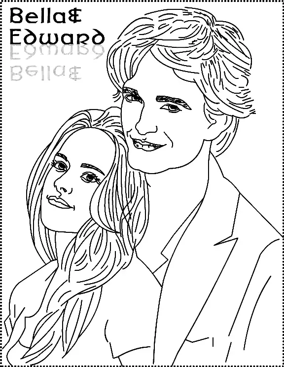 Twilight Colouring Pictures 4