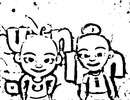 Upin Ipin Colouring Pictures 10
