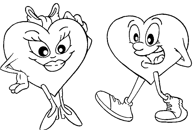Valentine Colouring Pictures 2