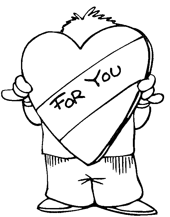 Valentine Colouring Pictures 8