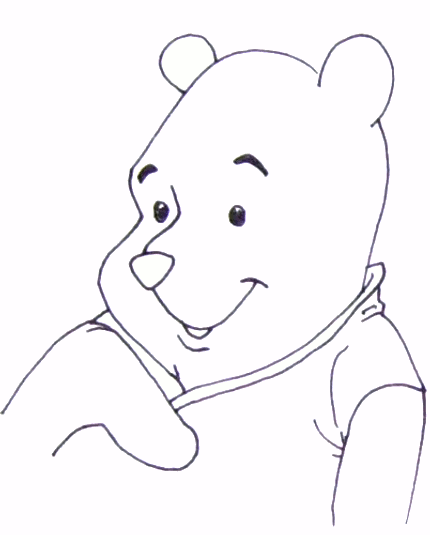 Winnie The Pooh Colouring Pictures 10