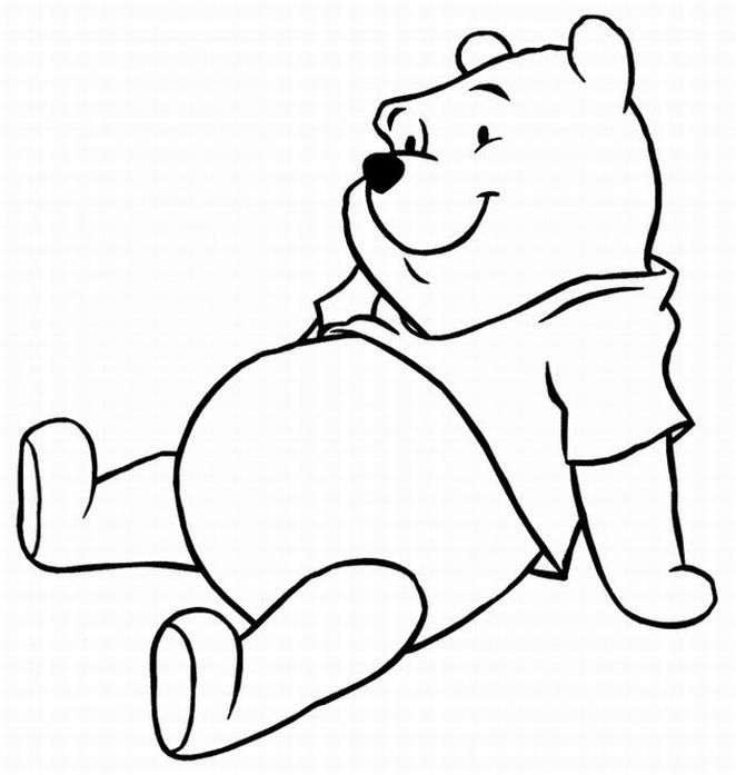 Winnie The Pooh Colouring Pictures 11