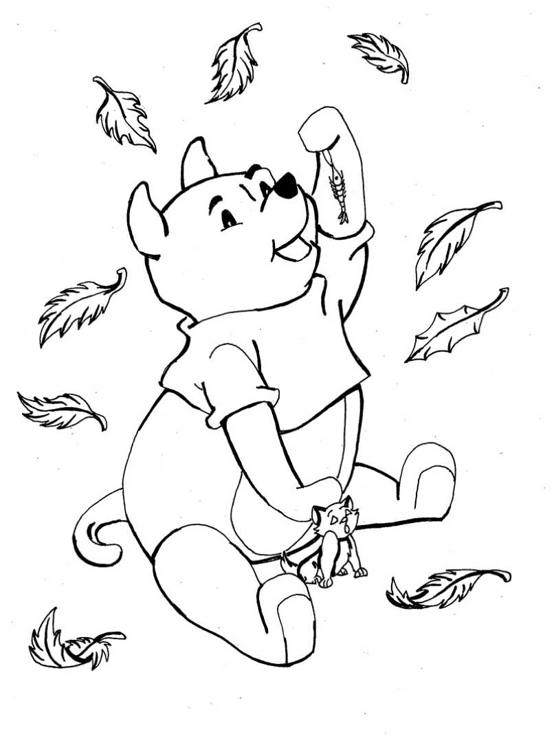 Winnie The Pooh Colouring Pictures 3