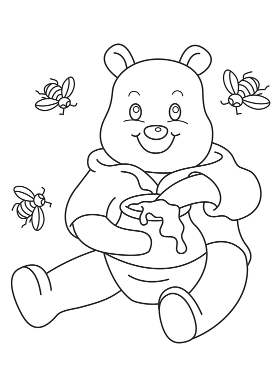Winnie The Pooh Colouring Pictures 9