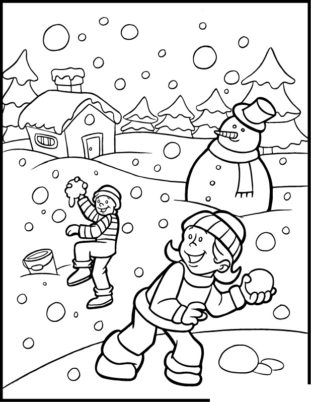 Winter Colouring Pictures 12