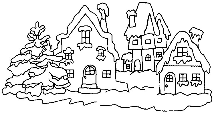 Winter Colouring Pictures 7