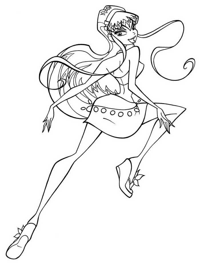 Winx Club Colouring Pictures 9