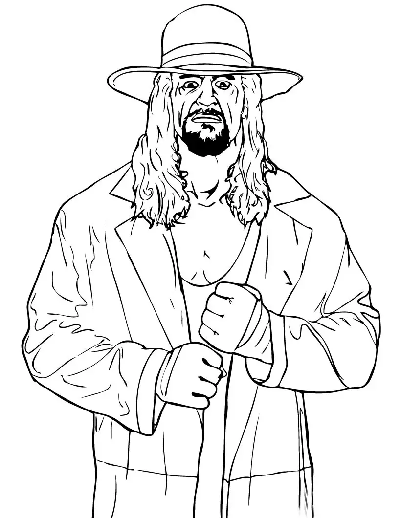 WWE Colouring Pictures 2