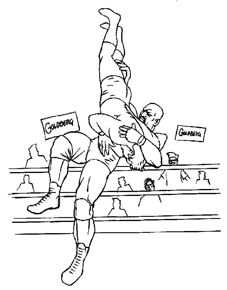 WWE Colouring Pictures 4